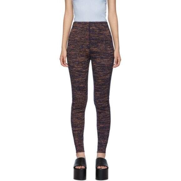 MISSONI marled wool LEGGINGS PANTS - Picture 3 of 9